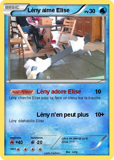 Pokemon Lény aime Elise