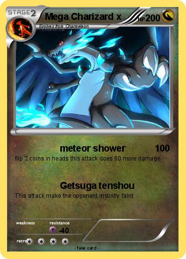 Pokemon Mega Charizard x