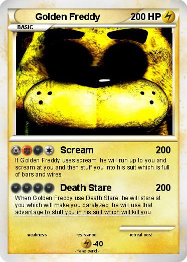 Pokemon Golden Freddy