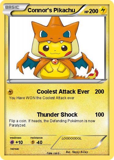 Pokemon Connor's Pikachu