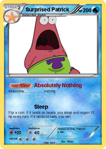 Pokemon Surprised Patrick