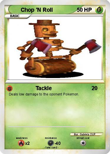Pokemon Chop 'N Roll