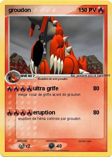 Pokemon groudon