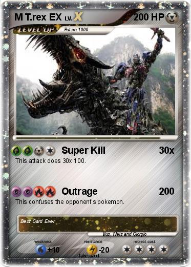 Pokemon M T.rex EX