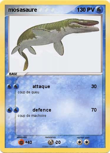 Pokemon mosasaure