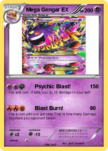 Pokemon Mega Gengar EX