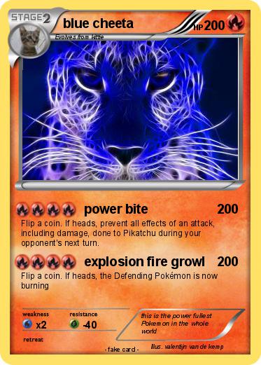 Pokemon blue cheeta