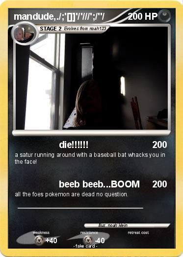 Pokemon mandude,./;'[]]'/'///';/''/