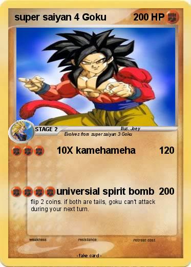 Pokemon super saiyan 4 Goku