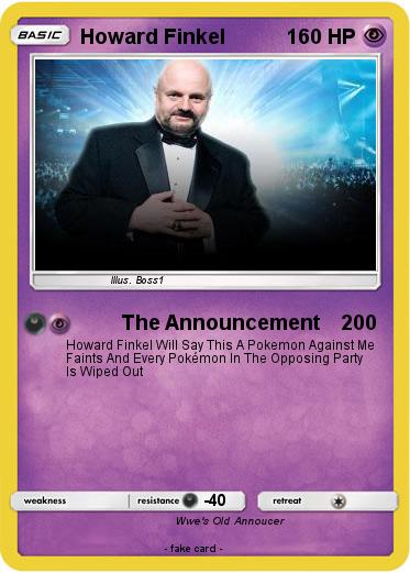 Pokemon Howard Finkel