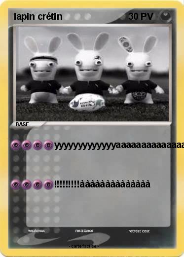 Pokemon lapin crétin