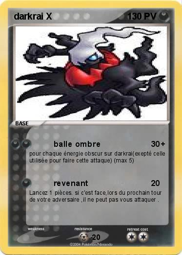Pokemon darkrai X