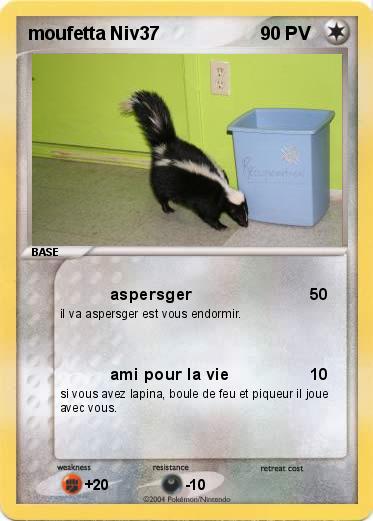 Pokemon moufetta Niv37 