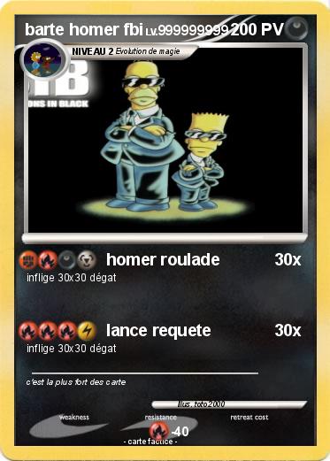 Pokemon barte homer fbi