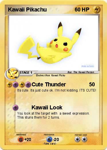 Pokemon Kawaii Pikachu