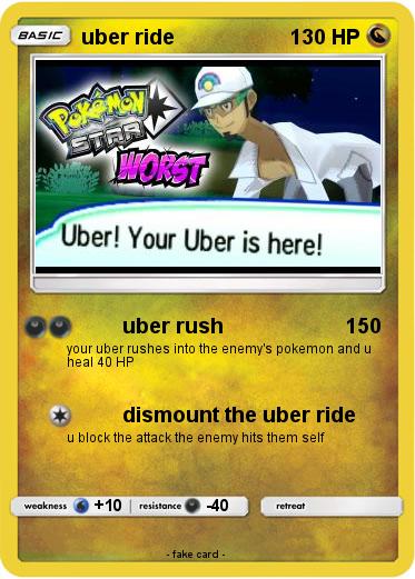 Pokemon uber ride