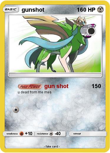 Pokemon gunshot