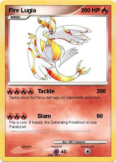 Pokemon Fire Lugia