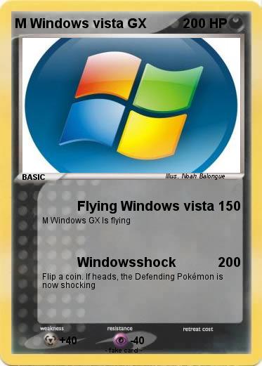 Pokemon M Windows vista GX