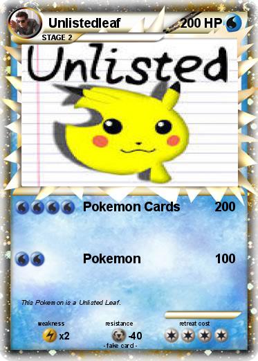 Pokemon Unlistedleaf