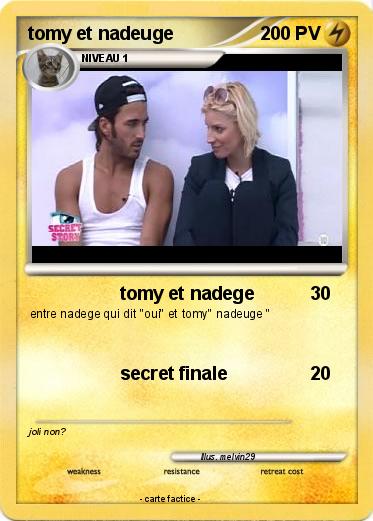 Pokemon tomy et nadeuge