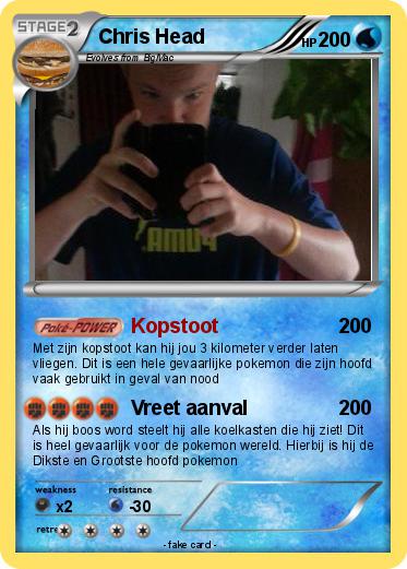 Pokemon Chris Head