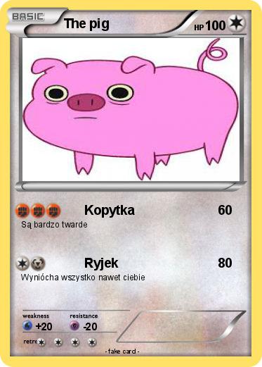 Pokemon The pig