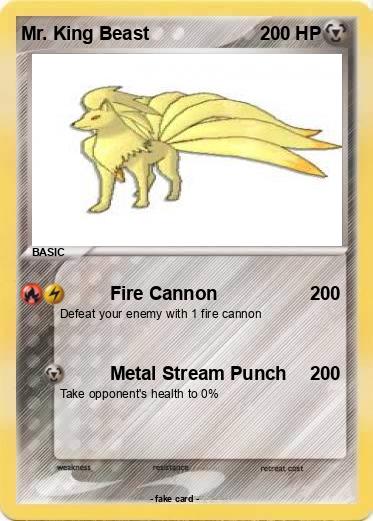 Pokemon Mr. King Beast