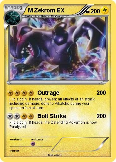 Pokemon M Zekrom EX
