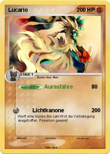 Pokemon Lucario