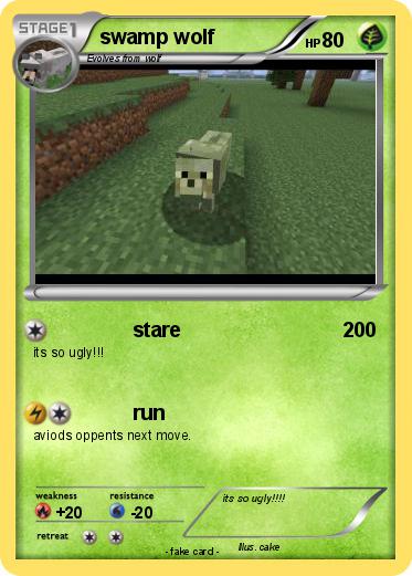 Pokemon swamp wolf