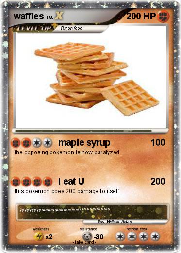 Pokemon waffles