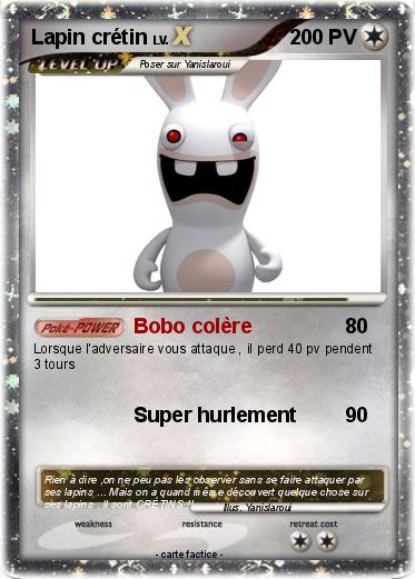 Pokemon Lapin crétin