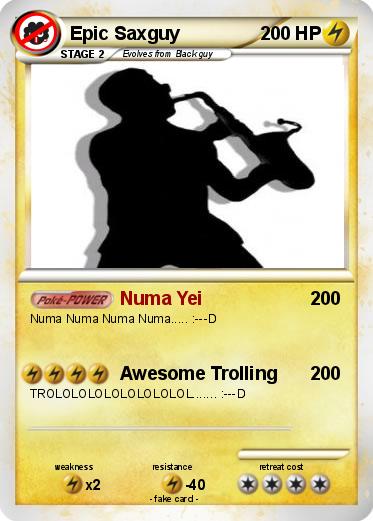 Pokemon Epic Saxguy