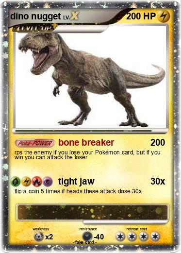 Pokemon dino nugget