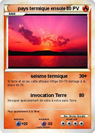 Pokemon pays termique ensole