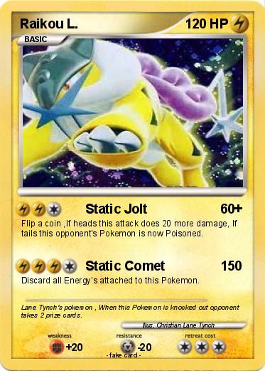 Pokemon Raikou L.