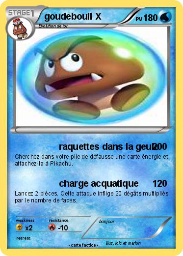 Pokemon goudeboull X