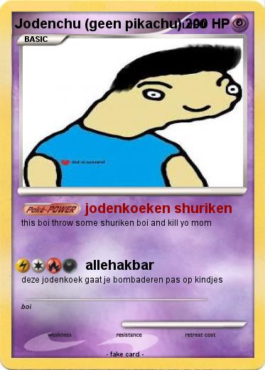 Pokemon Jodenchu (geen pikachu)