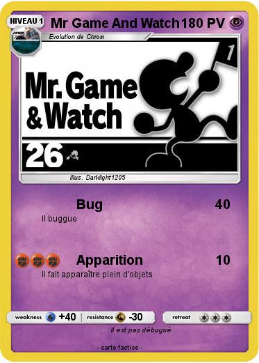 Pokemon Mr Game And Watch