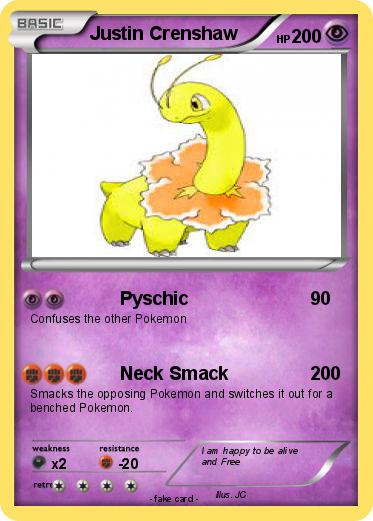 Pokemon Justin Crenshaw