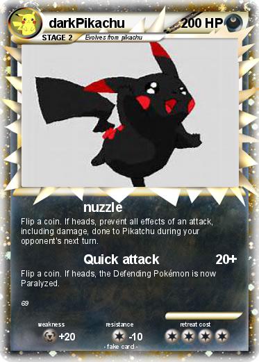 Pokemon darkPikachu