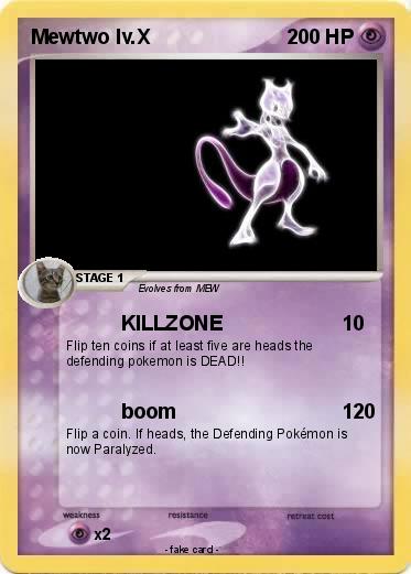 Pokemon Mewtwo lv.X
