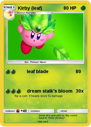 Pokemon Kirby (leaf)