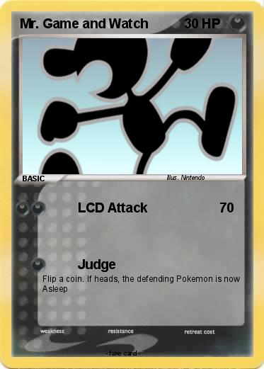 Pokemon Mr. Game and Watch