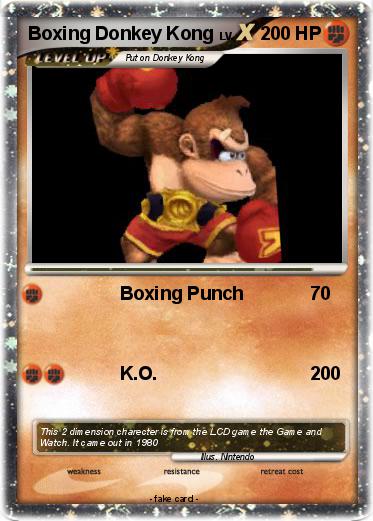 Pokemon Boxing Donkey Kong