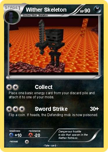 Pokemon Wither Skeleton