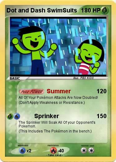 Pokemon Dot and Dash SwimSuits