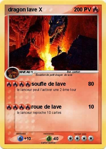 Pokemon dragon lave X