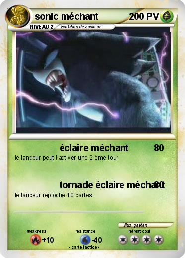 Pokemon sonic méchant